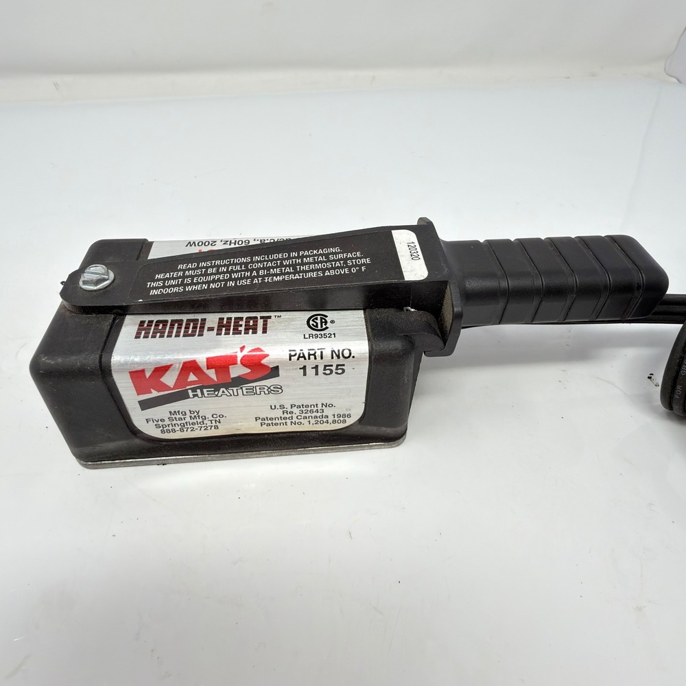 Kat's Heaters 1155 Handi-Heat Magnetic Block Heater 200W 120V Oil Pan Engine